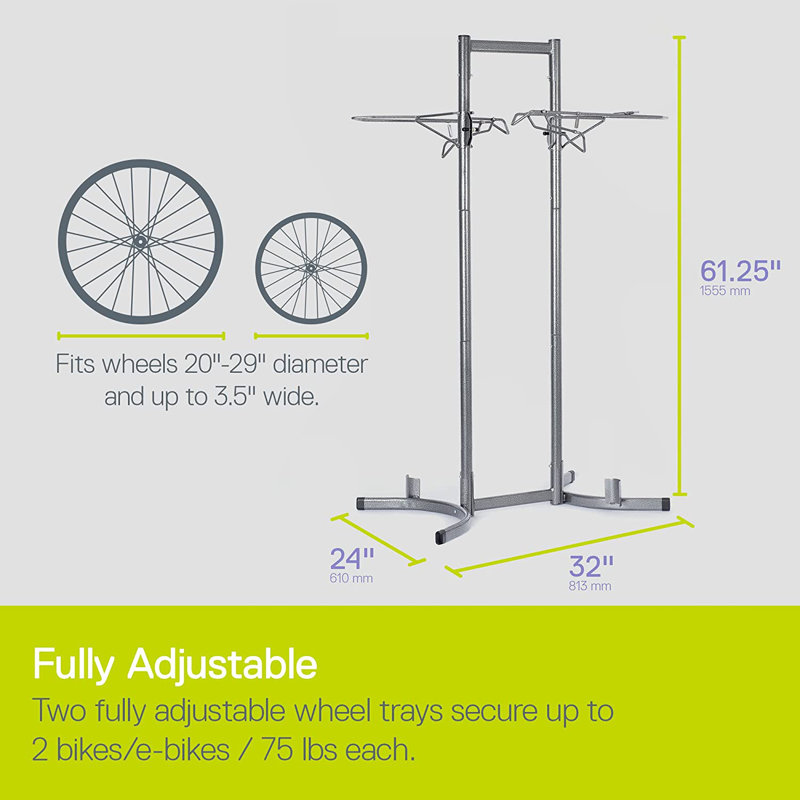 Delta Design Upright Freestanding 2Bike Storage Rack & Reviews Wayfair